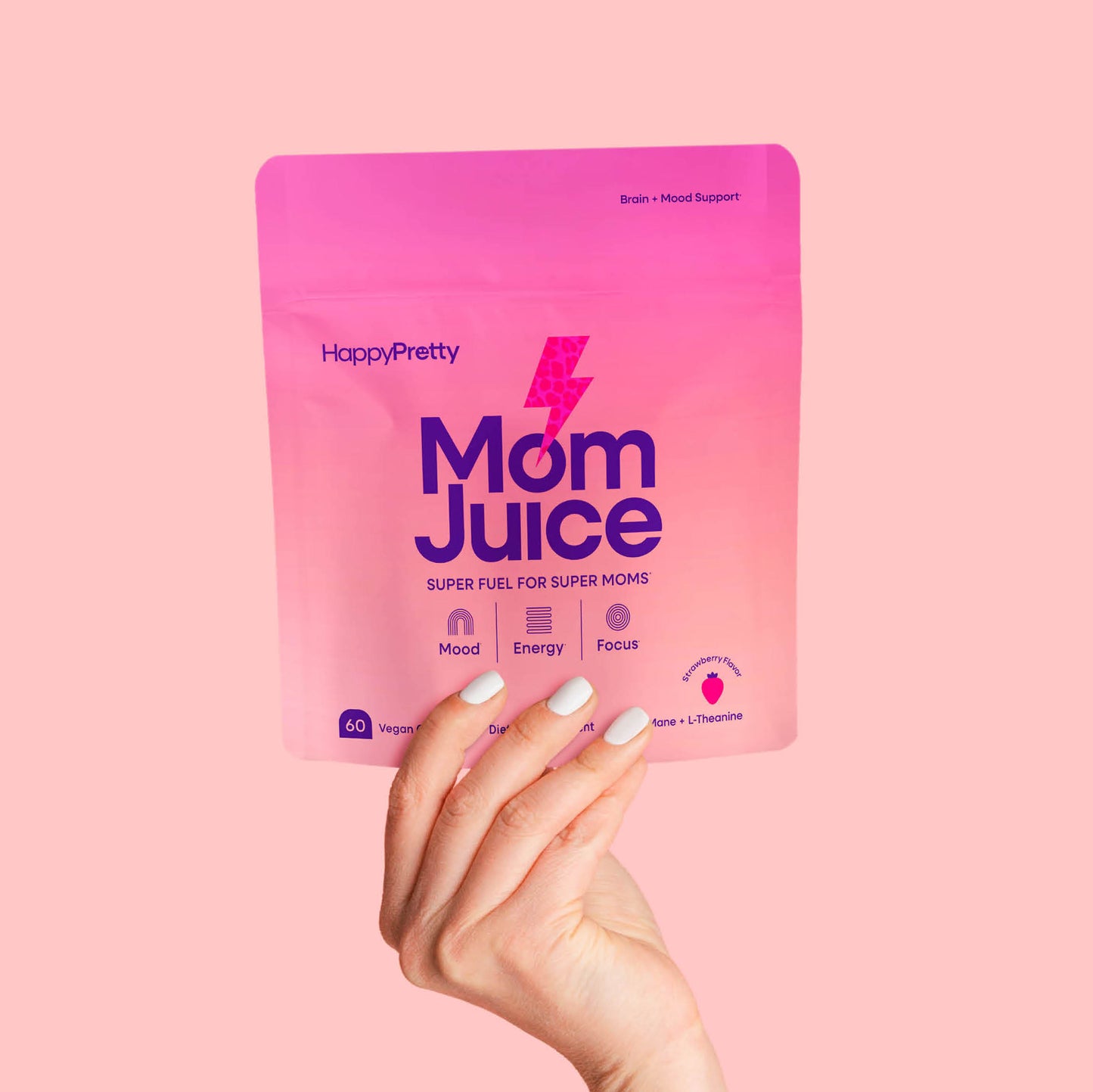 Mom Juice - Daily wellness Gummies for energy, focus & balance.